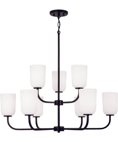 Lawson 9-Light Chandelier Matte Black