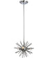 Starburst 3-Light Pendant Chrome