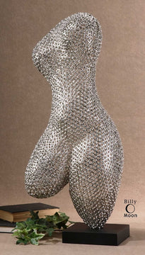 Hera Nickel Plated Sculpture