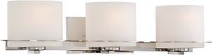 28"W Loren 3-Light Vanity & Wall Polished Nickel