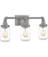 Squire Large 3-light Bath Light Galvanized