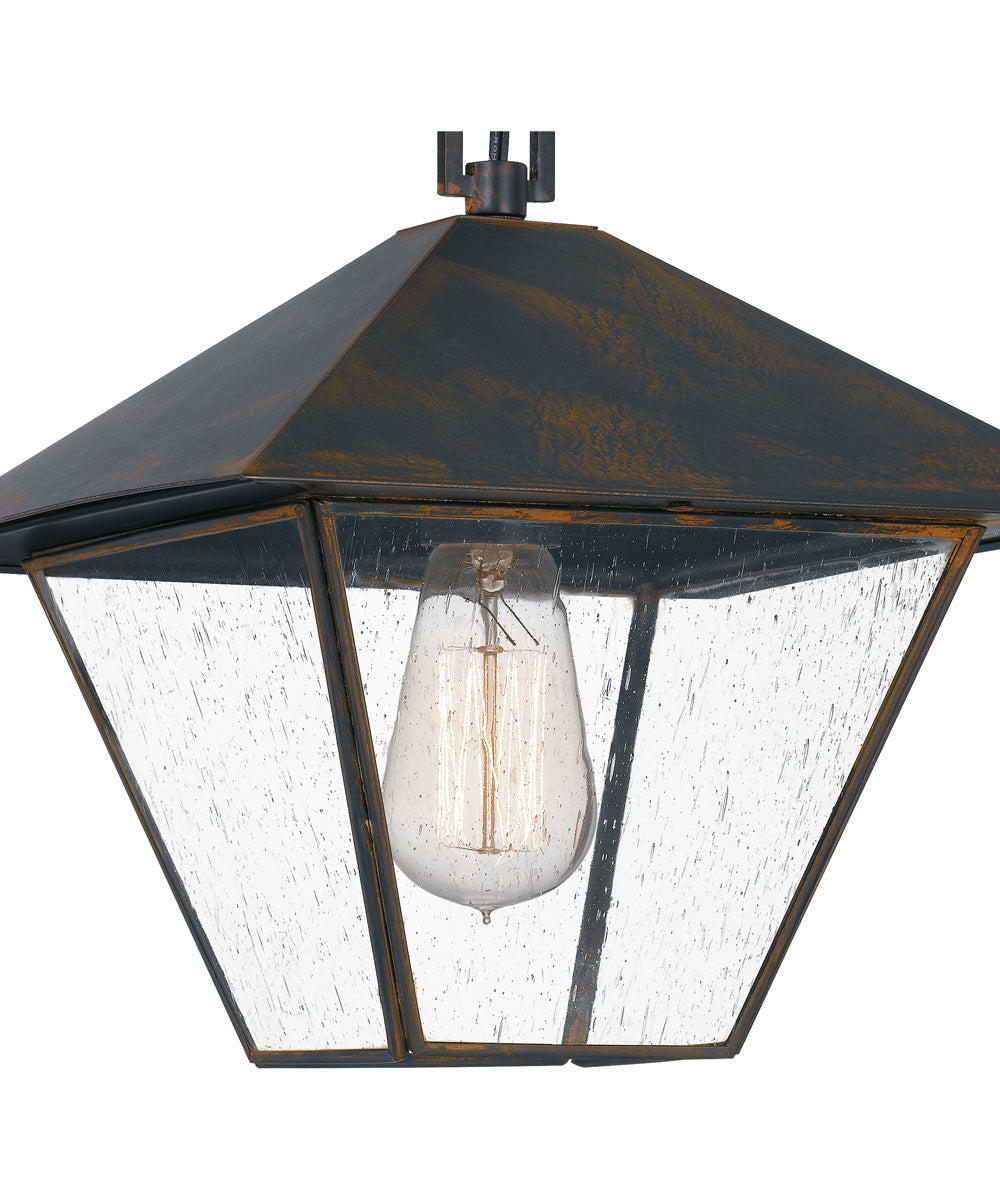 Corporal Large 1-light Outdoor Pendant Light Industrial Bronze