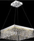 Alecia II 24-Light Led Chandeliers Chrome/Crystals