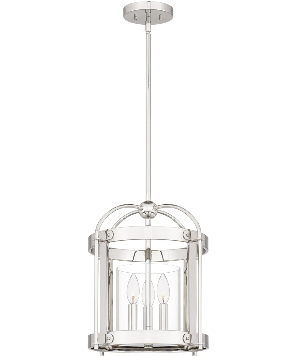 McPherson 3-light Pendant Polished Nickel