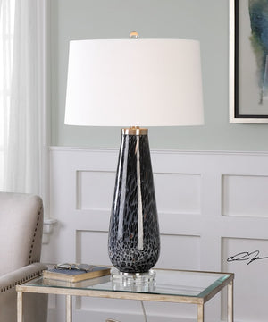 32"H Marchiazza Dark Charcoal Table Lamp