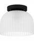 Quoizel Flush Mount Small 1-light Flush Mount Matte Black