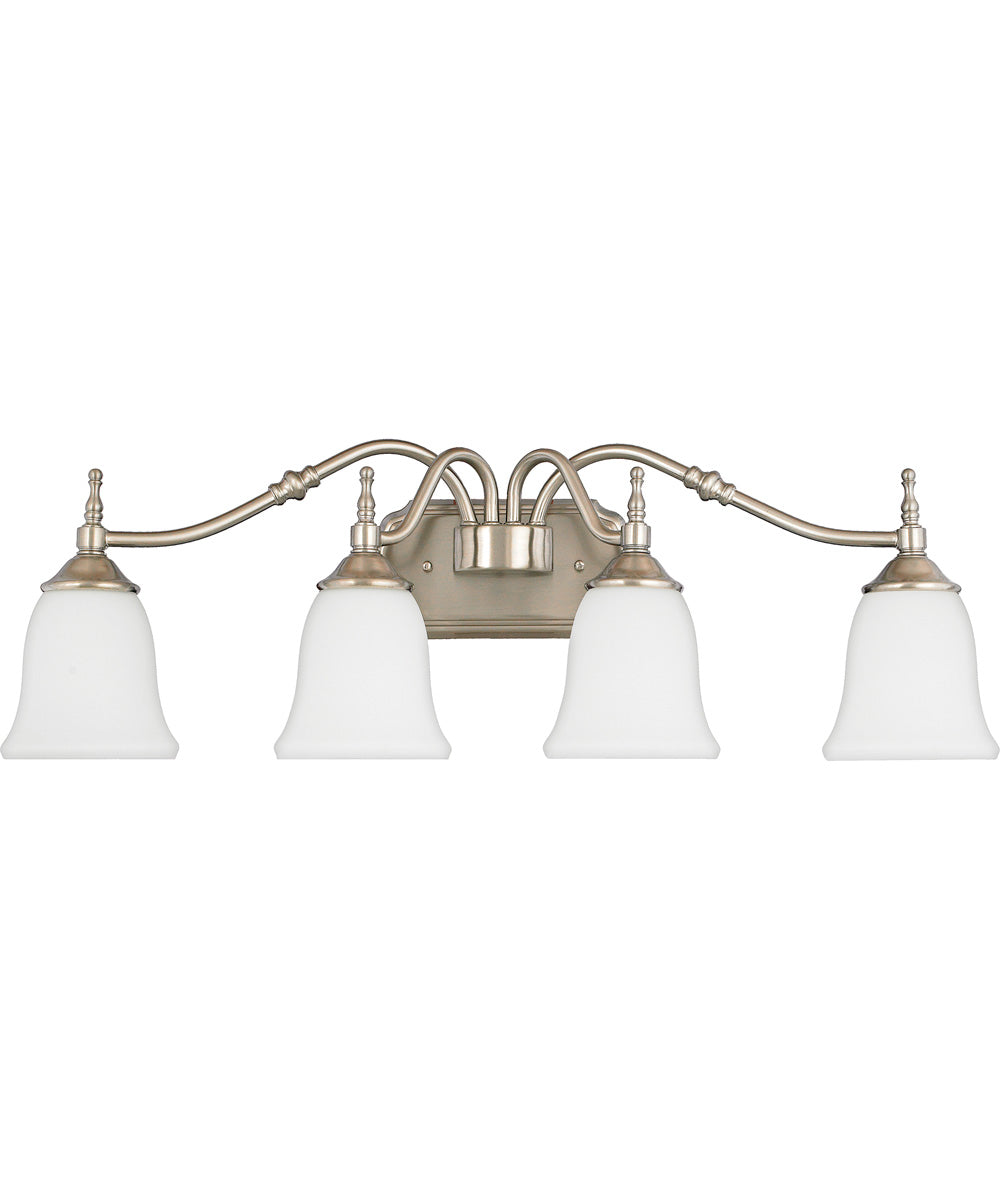 Tritan Extra Large 4-light Bath Light Brushed Nickel