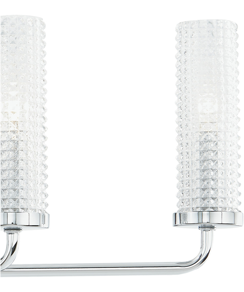 Nora Extra Large 4-light Bath Light Polished Chrome