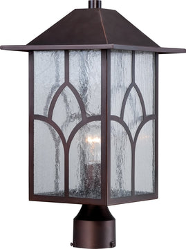 18"H Stanton 1-Light Outdoor Claret Bronze