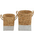 Winwich Basket Set (2/CN) Antique White/Brown