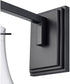 Teardrop 16'' High 1-Light Sconce - Matte Black