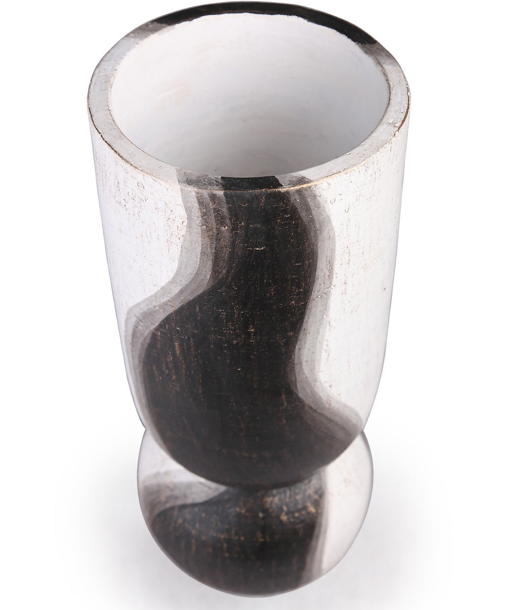 Noma Vase - Small Dark Brown