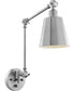 Norco 1-Light Metal Wall Lamp Brushed Nickel