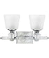 Deluxe Medium 2-light Bath Light Polished Chrome