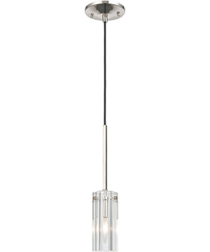 Spynx 1-Light mini pendant  Polished Nickel