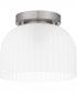 Quoizel Flush Mount Small 1-light Flush Mount Brushed Nickel