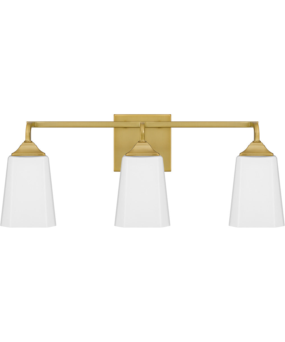 Thoresby Large 3-light Bath Light Aged Brass