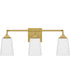 Thoresby Large 3-light Bath Light Aged Brass