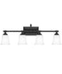 Nicholas Extra Large 4-light Bath Light Earth Black