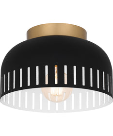 Quoizel Flush Mount Small 1-light Flush Mount Matte Black