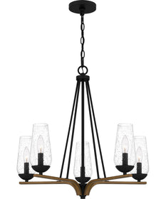 Rochester 5-light Chandelier Matte Black