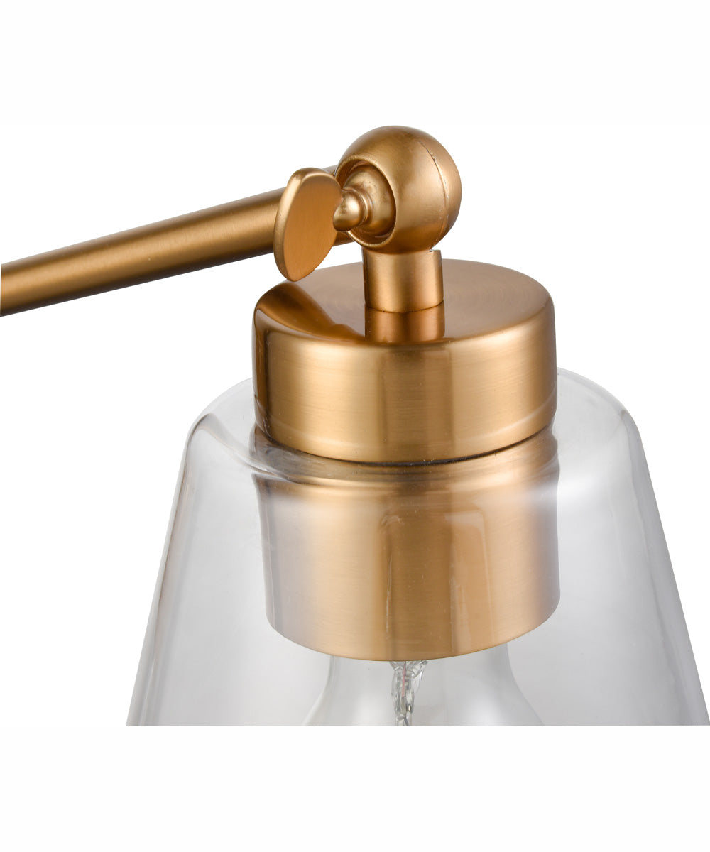 East Point 14.5'' High 1-Light Swingarm Sconce - Satin Brass