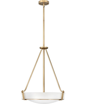 Hathaway LED-Light Medium Pendant in Heritage Brass