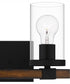 Nottinghill Medium 2-light Bath Light Matte Black