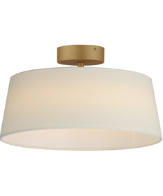 Paramount 16 inch LED Flush Mount Natural Aged Brass