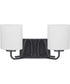 Tobin 2-Light Bath & Vanity Matte Black