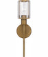 Isla Small 1-light Wall Sconce Weathered Brass