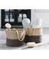 Parrish Basket Set (2/CN) Natural/Charcoal