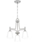 Billingsley 3-light Chandelier Brushed Nickel