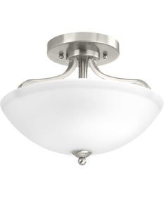 Laird 13" Semi-Flush Convertible Brushed Nickel