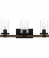 Nottinghill Large 3-light Bath Light Matte Black