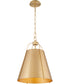 1-light Pendant Aged Brass