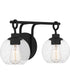 Winston Medium 2-light Bath Light Matte Black