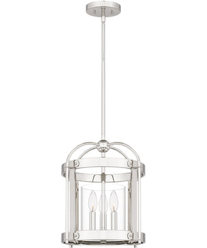 McPherson 3-light Pendant Polished Nickel