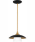 Fayette 1-light Mini Pendant Earth Black