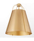 1-light Pendant Aged Brass