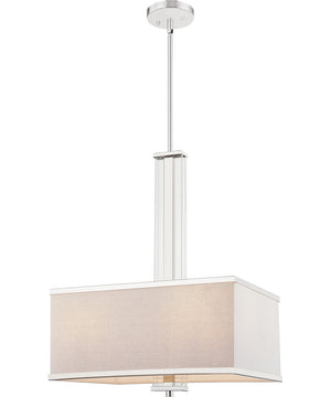 Callum 4-light Pendant Polished Nickel