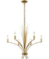 Biscayne Bay 26'' Wide 6-Light Chandelier - Champagne Gold