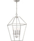 Aviary 4-light Pendant Brushed Nickel