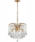 Viola Park 17'' Wide 4-Light Pendant - Gold Leaf