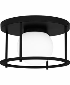 Quoizel Flush Mount Small 1-light Flush Mount Matte Black