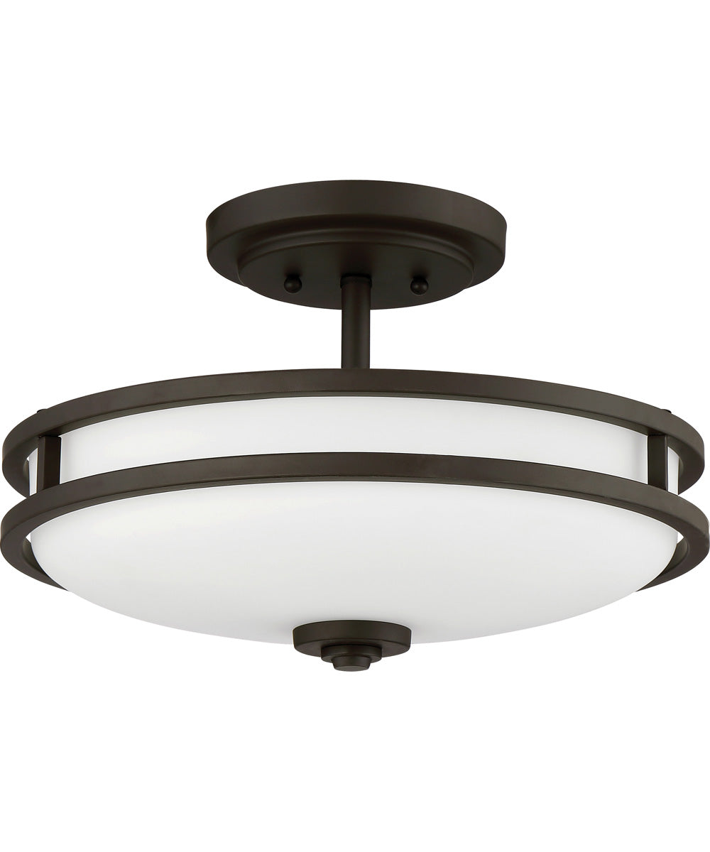 Cadet Medium 3-light Semi Flush Mount Old Bronze