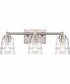 Pulsate 21.5'' Wide 3-Light Vanity-Light - Satin Nickel