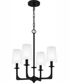 Hough 4-light Chandelier Mystic Black