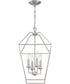 Aviary 4-light Pendant Brushed Nickel