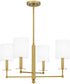 Ardsley 4-light Chandelier Aged Brass